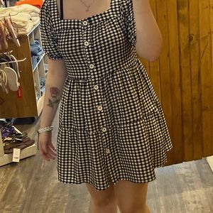 Checkerd summer dress